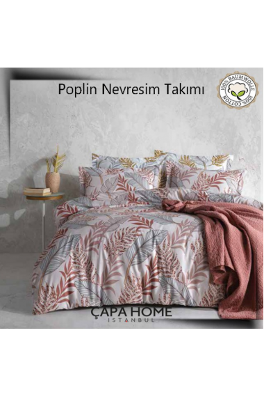 Çapa Home Poplin Nevresim Takımı %100 pamuk